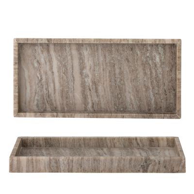 Bricka Brun Marmor Majsa | Bloomingville