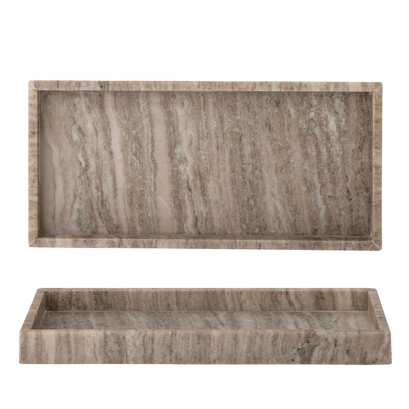 Bricka Brun Marmor Majsa | Bloomingville