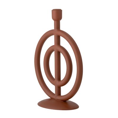 Ljusstake Brun Polyresin Flikka | Bloomingville