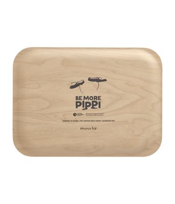 Muurla Pippi Bricka Be More Pippi 27x20 cm