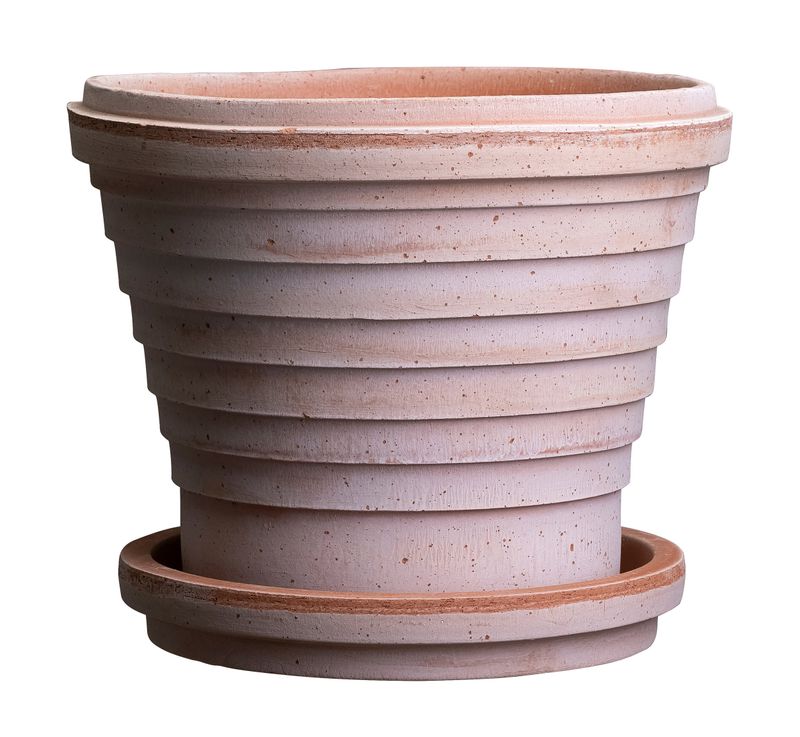 Bergs Potter Planet RAW Kruka Med Fat Rosa, Ø 21 cm