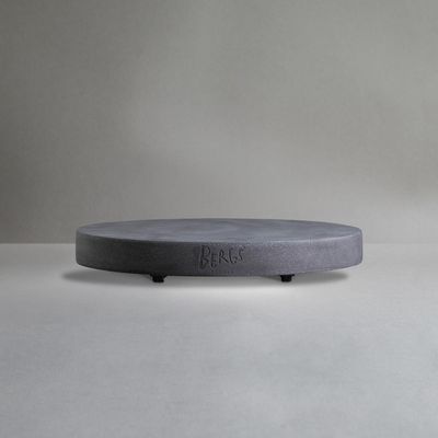 Bergs Potter Rolling Stone TERRAZZO Blomvagn Grå, Ø 35 cm
