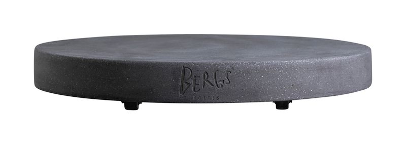 Bergs Potter Rolling Stone TERRAZZO Blomvagn Grå, Ø 35 cm