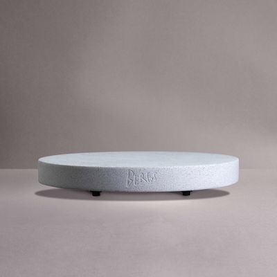 Bergs Potter Rolling Stone TERRAZZO Blomvagn Vit, Ø 25 cm