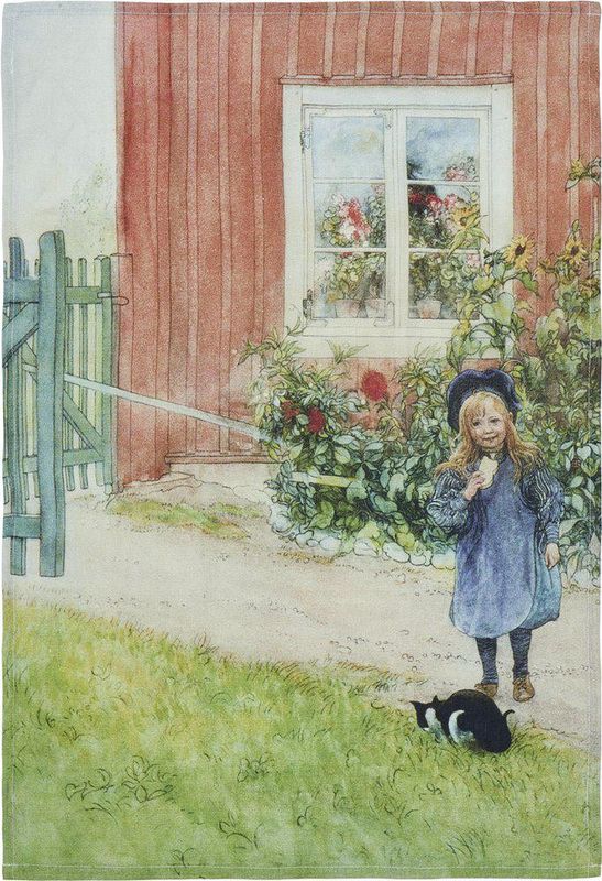 Svanefors Brita Kökshandduk Grön 50x70 cm