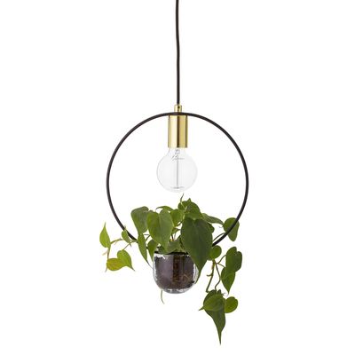 Caralina Pendellampa Guld Metall Ø30cm Bloomingville