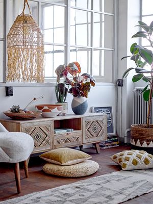 Pendellampa Natur Raffia | Bloomingville Creative