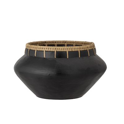 Dixon Dekorationsskål Svart Terrakotta Ø33cm Bloomingville