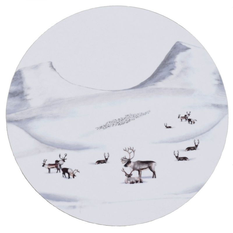 Renfjället runt grytunderlägg Arvidssons Textil