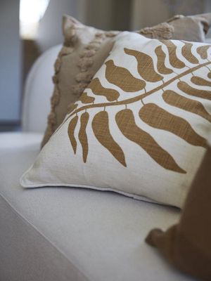 Svanefors Plant Kuddfodral Iskaffe 45x45 cm