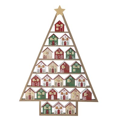 Calvin Kalender Röd MDF H61.5cm Bloomingville