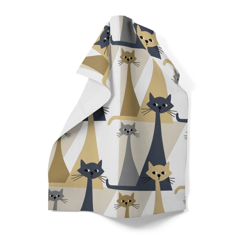 Kitty guld handduk Arvidssons Textil