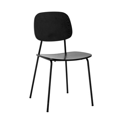 Matsalsstol Svart Plywood Monza | Bloomingville