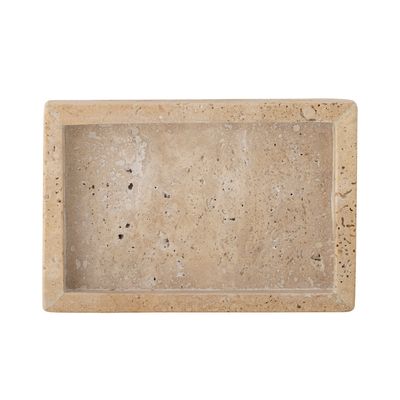 Bricka Natur Travertin Majsa | Bloomingville