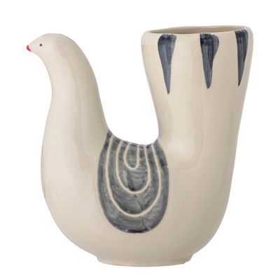 Vas Vit Stengods Trudy | Bloomingville