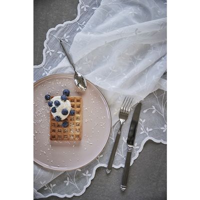 Lene Bjerre Eloise Bordsduk Benvit Polyester 280x160 cm