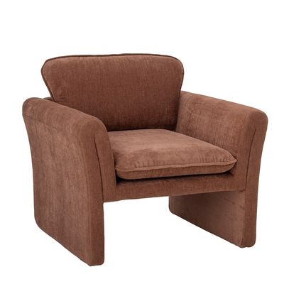 Fåtölj Brun Polyester Paseo | Bloomingville
