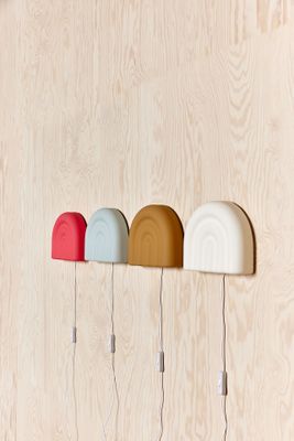 Vägglampa Offwhite Silikon. Plast OYOY MINI