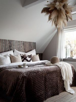 Svanefors Cia Överkast Dubbel Mörkbrun 260x260 cm