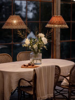 PR Home Lisen Takskärm Brun natur 45cm