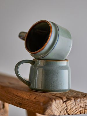 Mugg Grön Stengods Pixie | Bloomingville