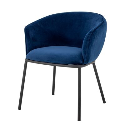 Cortone Matsalsstol Blå Återvunnen polyester Bloomingville