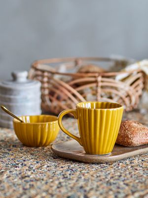 Mugg Gul Stengods Latina | Bloomingville