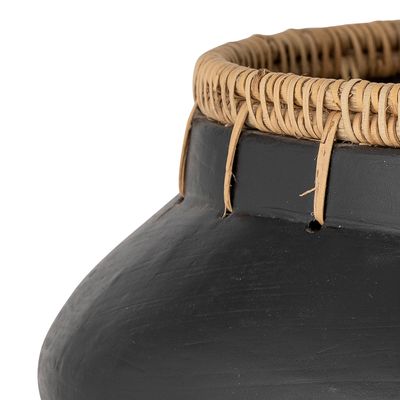 Dekorationsskål Svart Terrakotta Dixon | Bloomingville