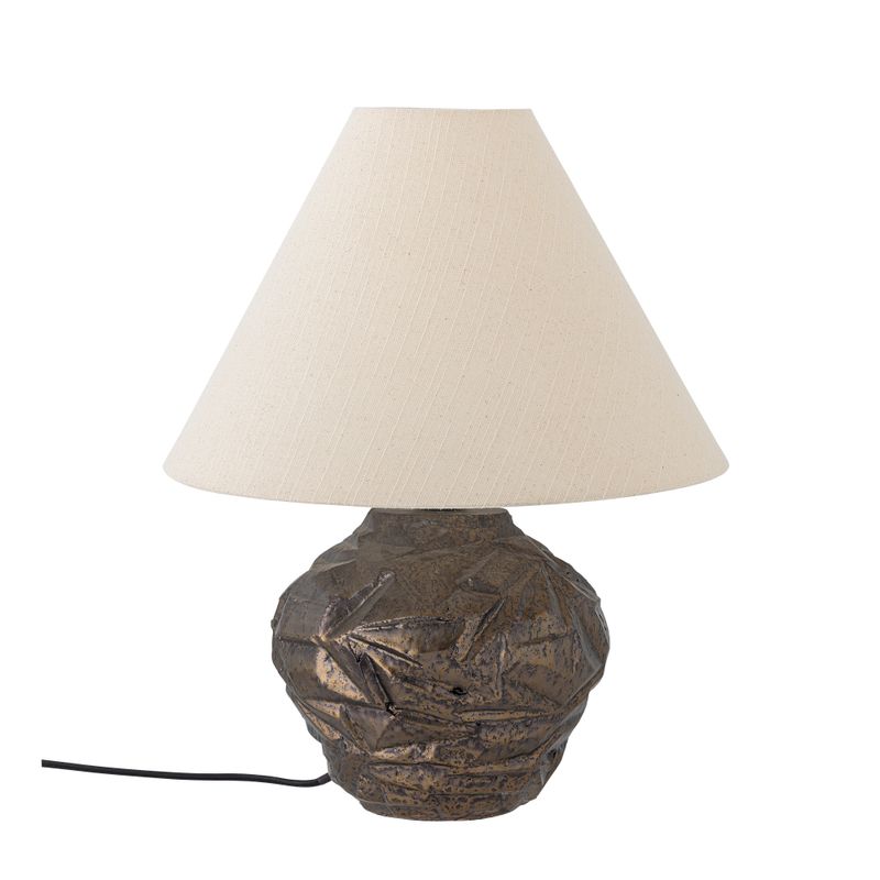 Bordslampa Brun Stengods Carolla | Bloomingville