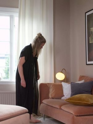 Svanefors Estelle Gardin 2-pack Vit 135x280 cm