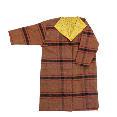 Kimono Brun Upcycled | Bloomingville Creative