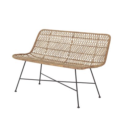 Hallie Bänk Natur Rotting L120 cm Bloomingville