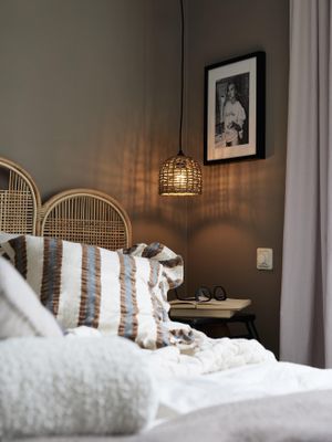 PR Home Cebu mini taklampa Natur 17 cm