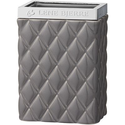 Lene Bjerre Portia Dricksglas Mörkgrå/Silver