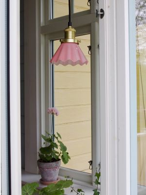 August Fönsterlampa Rosa 15cm | PR Home