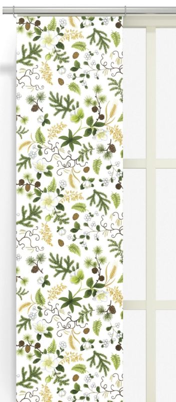 Barr & Blom offwhite/grön panellängd 2 pack Arvidssons Textil