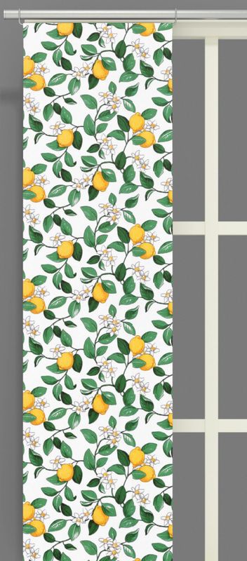 Citronlycka offwhite panellängd 2 pack Arvidssons Textil