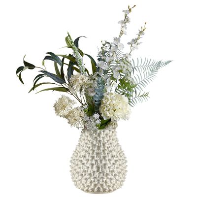 Bukett Vit Konstgjorda blommor Symphonie | Bloomingville