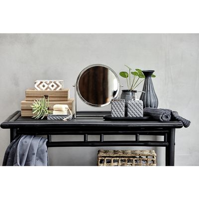 Lene Bjerre Portia Tvålfat Mörkgrå/Silver