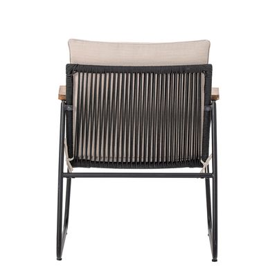 Fåtölj Svart Metall Hampton | Bloomingville