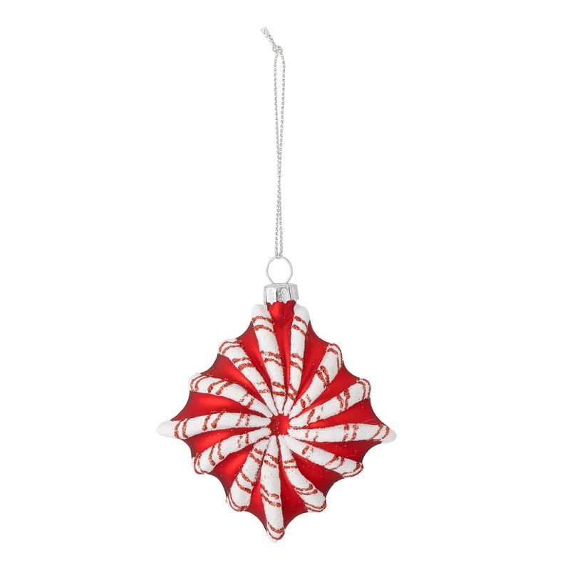 Prydnad Röd Glas Candy | Bloomingville