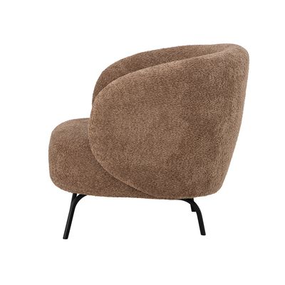 Fåtölj Brun Polyester Harry | Bloomingville