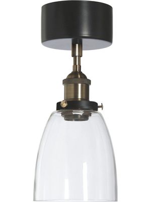 PR Home Rock taklampa Svart/mäss Klar 14cm