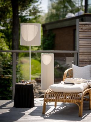 Agnar Golvlampa Outdoor Beige 100cm | PR Home