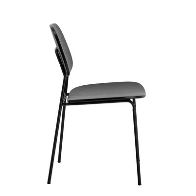 Matsalsstol Svart Plywood Monza | Bloomingville
