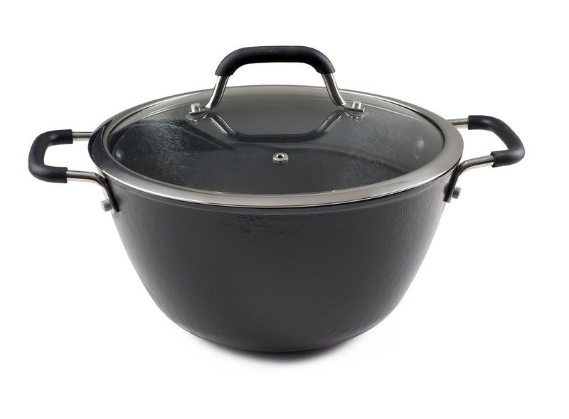 Ronneby Bruk Ulo Stekgryta 5L med Glaslock Ø26 cm