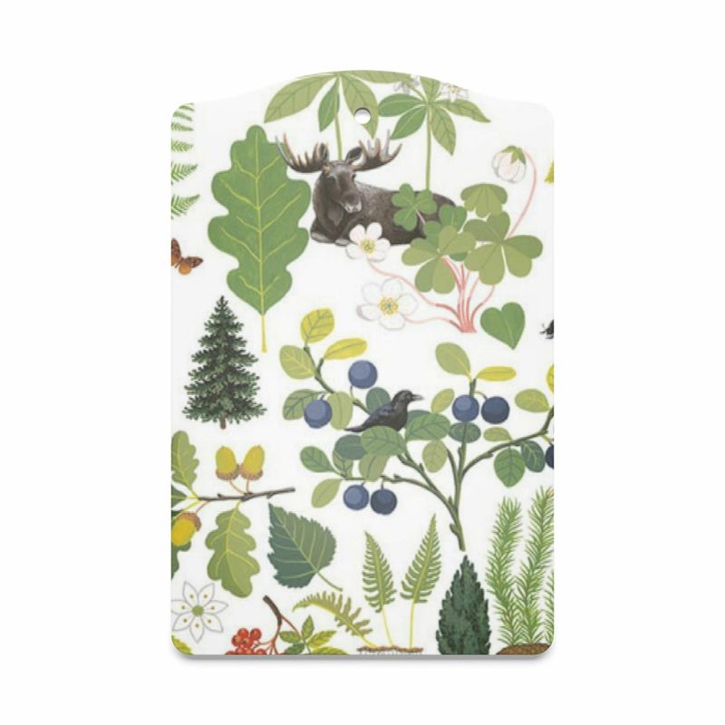Skogsliv grön serveringsbräda Arvidssons Textil