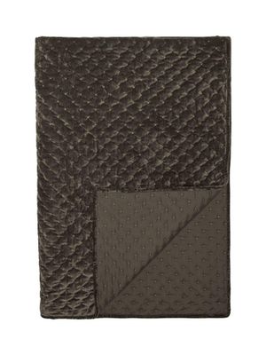 Svanefors Cia Överkast Dubbel Mörkbrun 260x260 cm