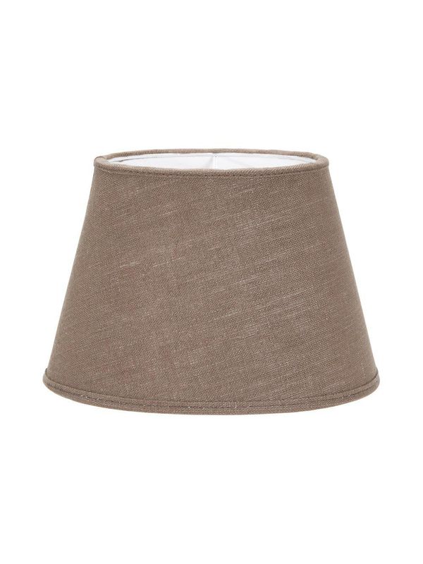 PR Home Oval Lampskärm Lin Mocca 30cm