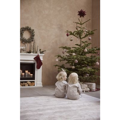 Lene Bjerre Vintia LED Krans H10 cm Grön/Offwhite Ø55 cm